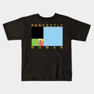 Perfectly Human - Queer Pride Flag Kids T-Shirt